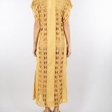 Abito Chemisier Bronzo in Macramè PF144A 22 PIN UP 