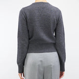 Maglia in pura lana e cashmere con pietre gioiello Vanise'