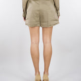 Shorts Fango in ramie SS260176 35 ELEH 