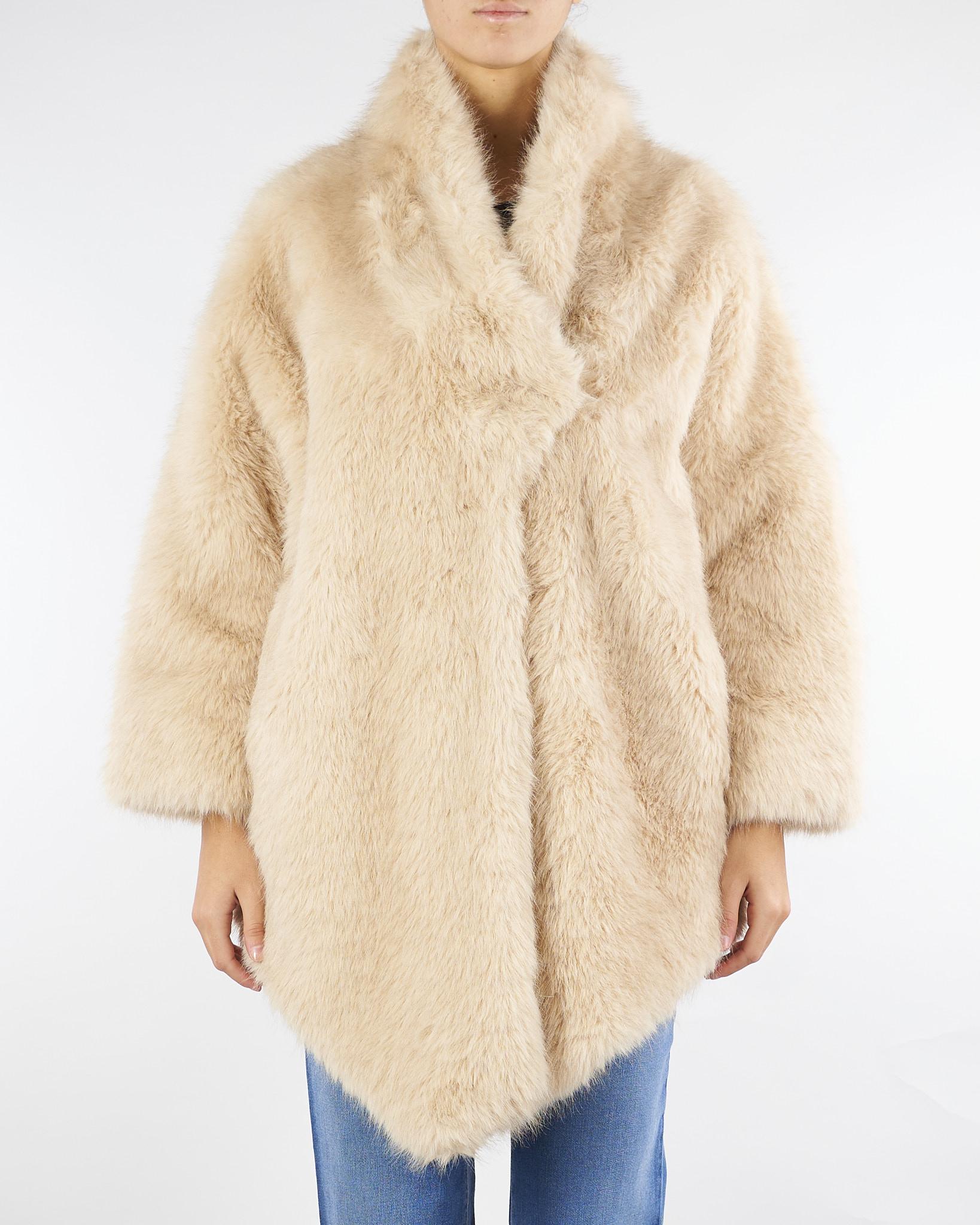 Parka in ecopelliccia Crema Pepe PEPE 642 NENETTE 