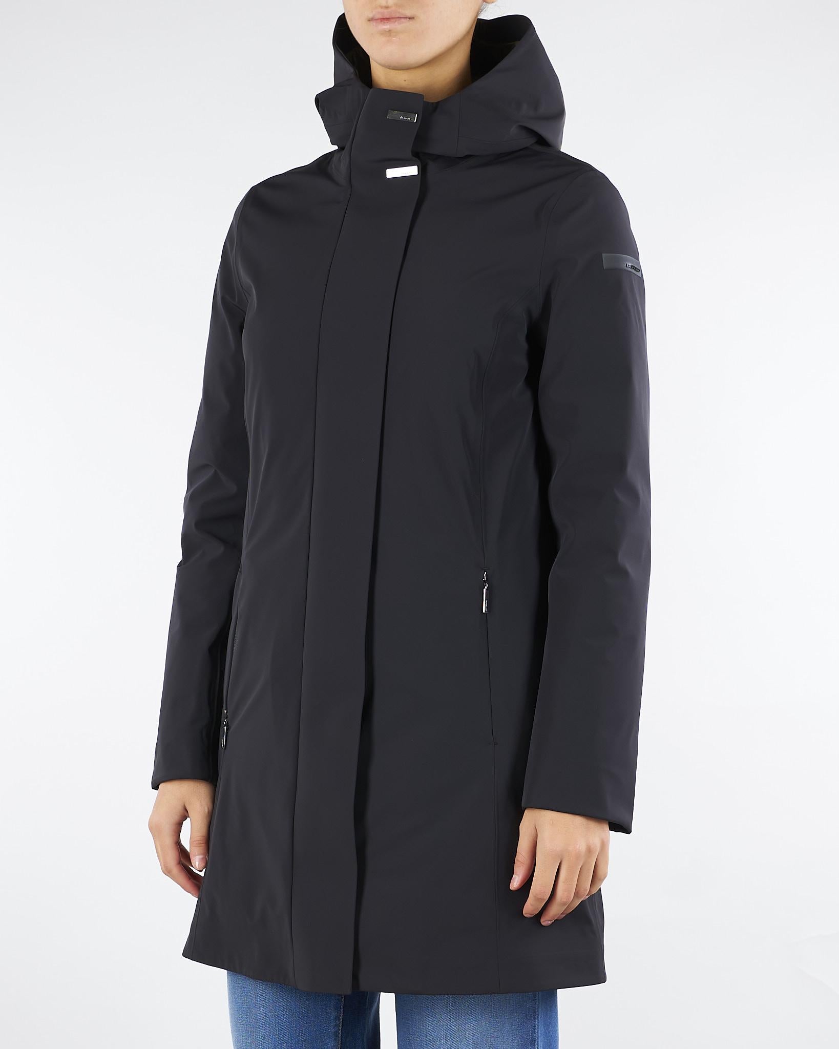 Giubbotto Nero Montecristo Floating Long Wom Jkt<BR/> W25511 10 RRD 