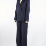 Blazer Blu doppiopetto in flanella PUCCI 13 MAX MARA STUDIO 