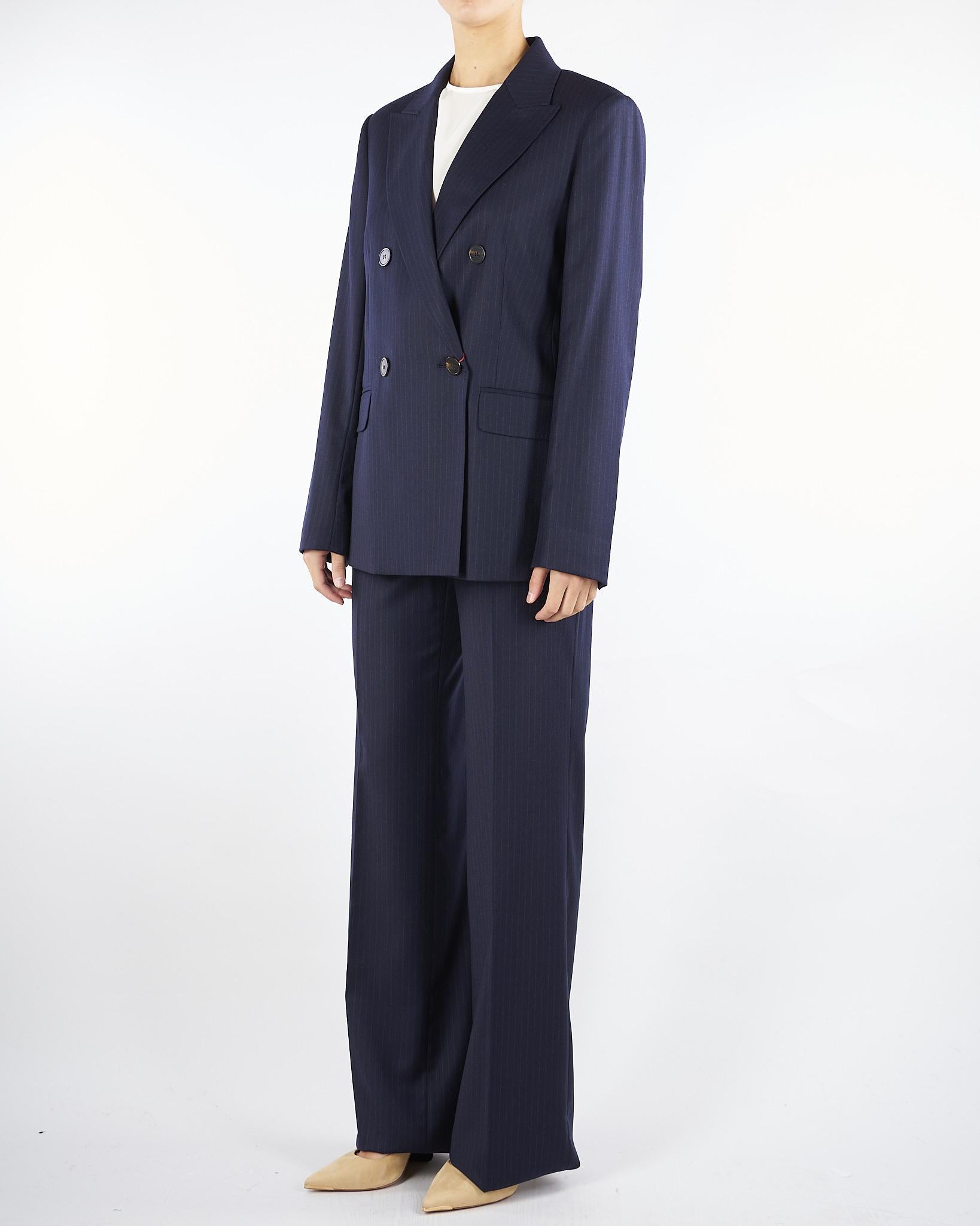 Blazer Blu doppiopetto in flanella PUCCI 13 MAX MARA STUDIO 