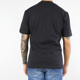 T-shirt Nero basic con ricamo logo sul petto TS3530 9 I'M BRIAN 