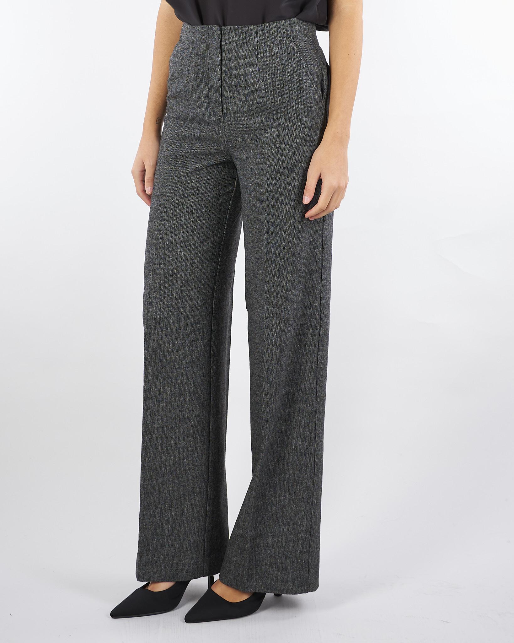 Pantalone Nero-Bianco con gamba larga Elien ELIEN 800 NENETTE 