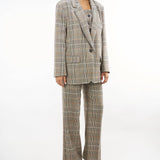 Giacca fantasia check vestibilità over Vicolo