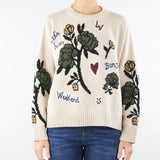 Maglia over Beige in filato di lana PAVIDI 3 MAX MARA WEEKEND 