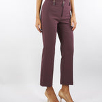 Pantaloni Merlot in doppio crêpe PA10856E2 EA4 ELISABETTA FRANCHI 