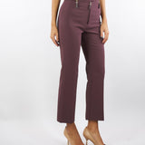 Pantaloni Merlot in doppio crêpe PA10856E2 EA4 ELISABETTA FRANCHI 