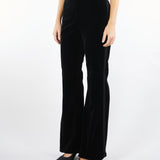 Pantalone smoking Nero in velluto VETRINO 7 MAX MARA STUDIO 