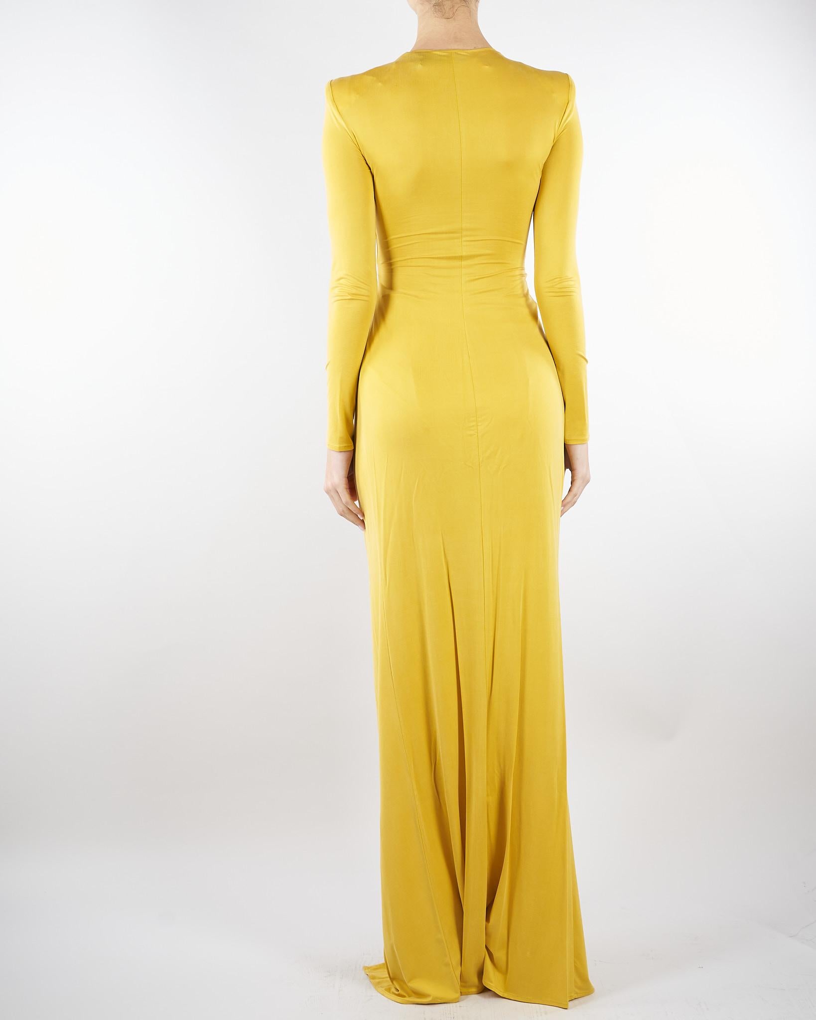 Abito Sun Red Carpet in jersey cupro con logo gioiello ABR2961E2 EV4 ELISABETTA FRANCHI 