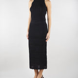 Top Mimosa Nero in maglia MIMOSA 700 NENETTE 
