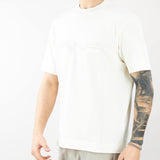 T-shirt in jersey heavy con aquila degradé multitexture Emporio Armani