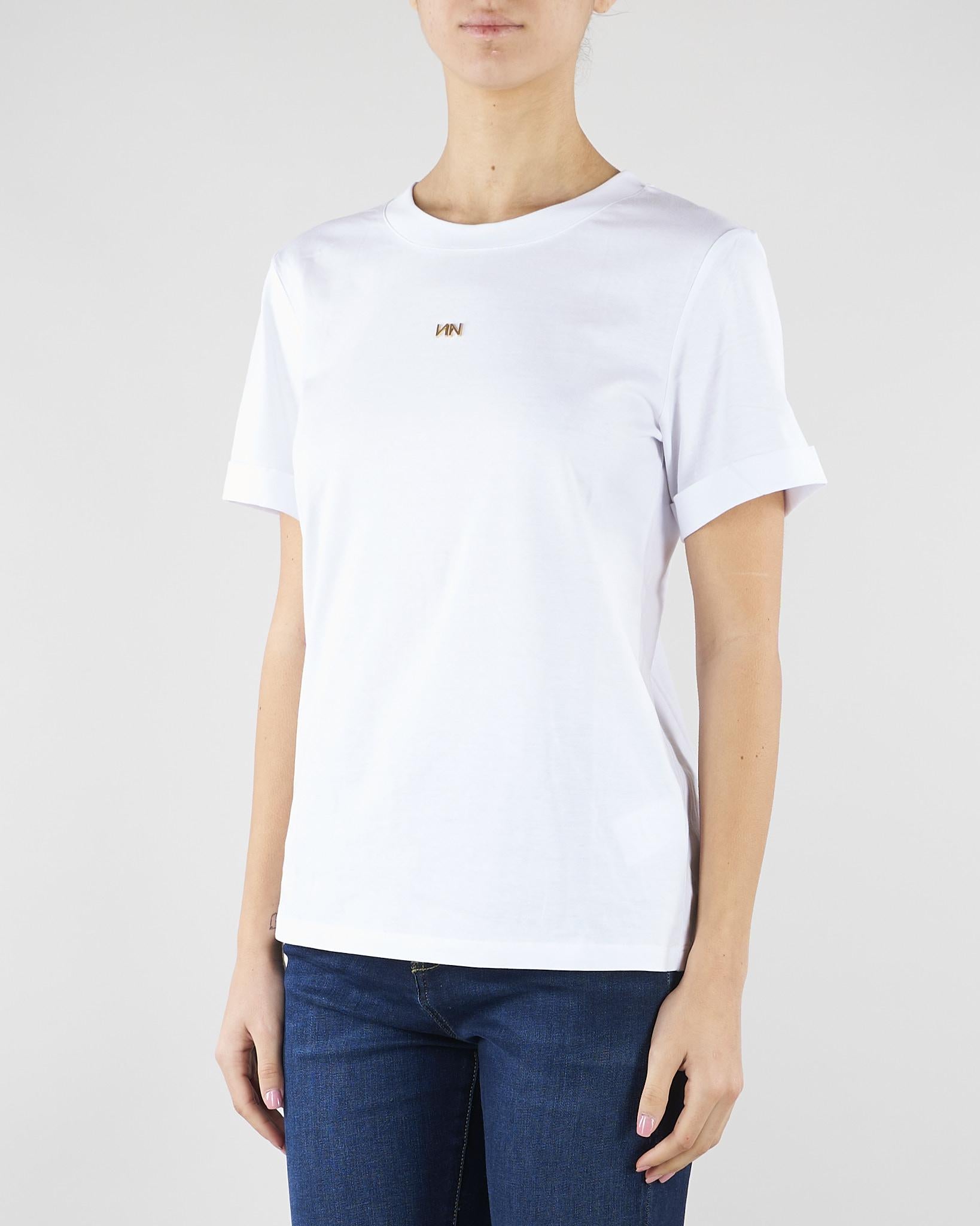 T-shirt Damas Bianco in cotone con logo DAMAS 1 NENETTE 