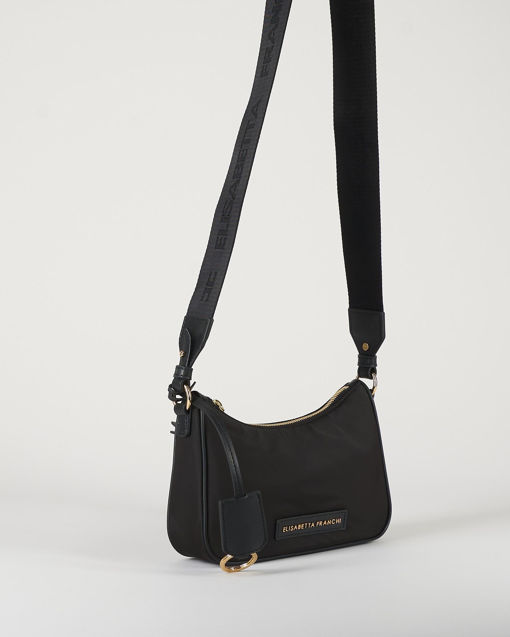 Borsa Nero a spalla con anello BS95A61E2 110 ELISABETTA FRANCHI 