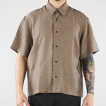 Camicia jacquard Taupe Relaxed fit CA3633 35 I'M BRIAN 