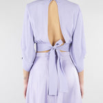 Camicia Lilla in georgette con fusciacca CA14761E2 EV7 ELISABETTA FRANCHI 