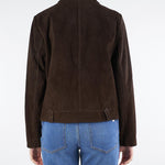 Giacca Marrone in Vera Pelle con Frange TF0328 69 VICOLO 