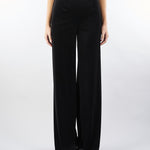Pantalone Nero in velluto wide leg AT300 99 ATELIER LEGORA 