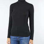 Maglia Lupetto Nero elasticizzato V58683 99 VANISE' 