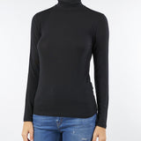 Maglia Lupetto Nero elasticizzato V58683 99 VANISE' 