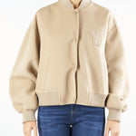 Bomber Beige in mista lana ZELANTE 63 MAX MARA WEEKEND 
