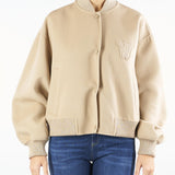 Bomber Beige in mista lana ZELANTE 63 MAX MARA WEEKEND 
