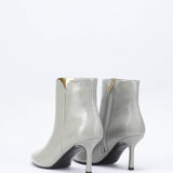 Stivaletto in pelle con dettagli gold Wo Milano