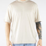 T-shirt Beige in jersey lucido F0134054 1420 PAOLO PECORA 