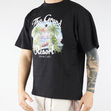 T-shirt Nero con stampa Relaxed fit S6PKUATH159 110 A PAPER KID 