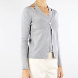 Maglia a costine con fake top No Secrets