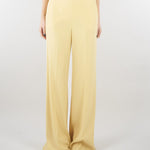 Pantalone Giallo ampio in enver satin MLLSTAMPA 3 MARELLA 