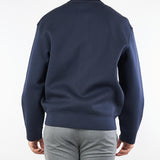 Bomber Blu in double jersey con ricamo logo EM002877AF175452 UB118 EMPORIO ARMANI 