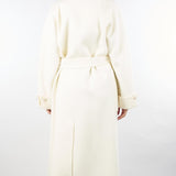 Cappotto Milk in panno di lana double CP68D56E2 DZ9 ELISABETTA FRANCHI 