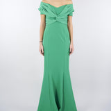Abito Verde lungo con nodo