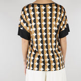 Blusa Nero-Crema a fantasia D5044271 01 CLIPS 