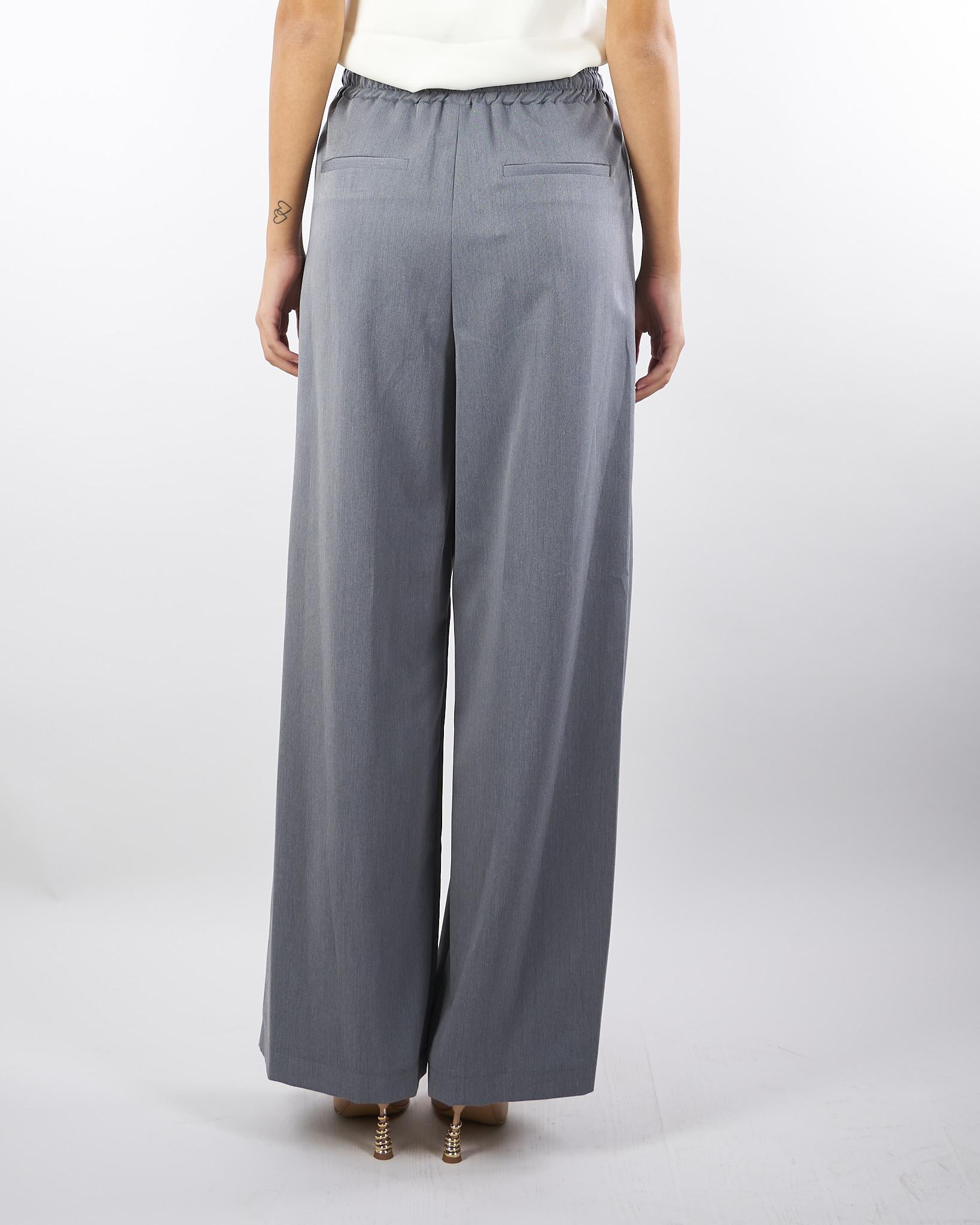 Pantalone Grigio con Coulisse e Laccio TF0374 38 VICOLO 
