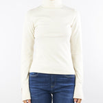 Maglia lupetto Panna in viscosa stretch RF5271MA41R 14300 BLUGIRL 
