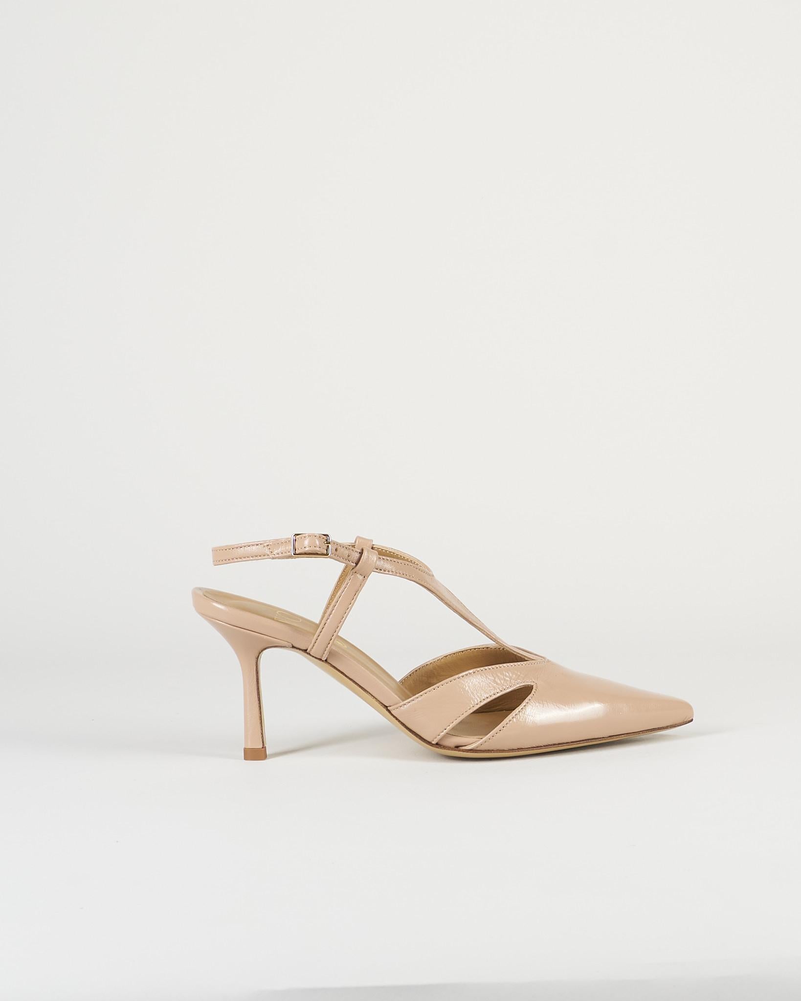 Slingback Nude in pelle 323 40 WO MILANO 