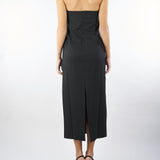 Abito Nero a bustier in gabardina stretch DOMEZ 5 MARELLA 