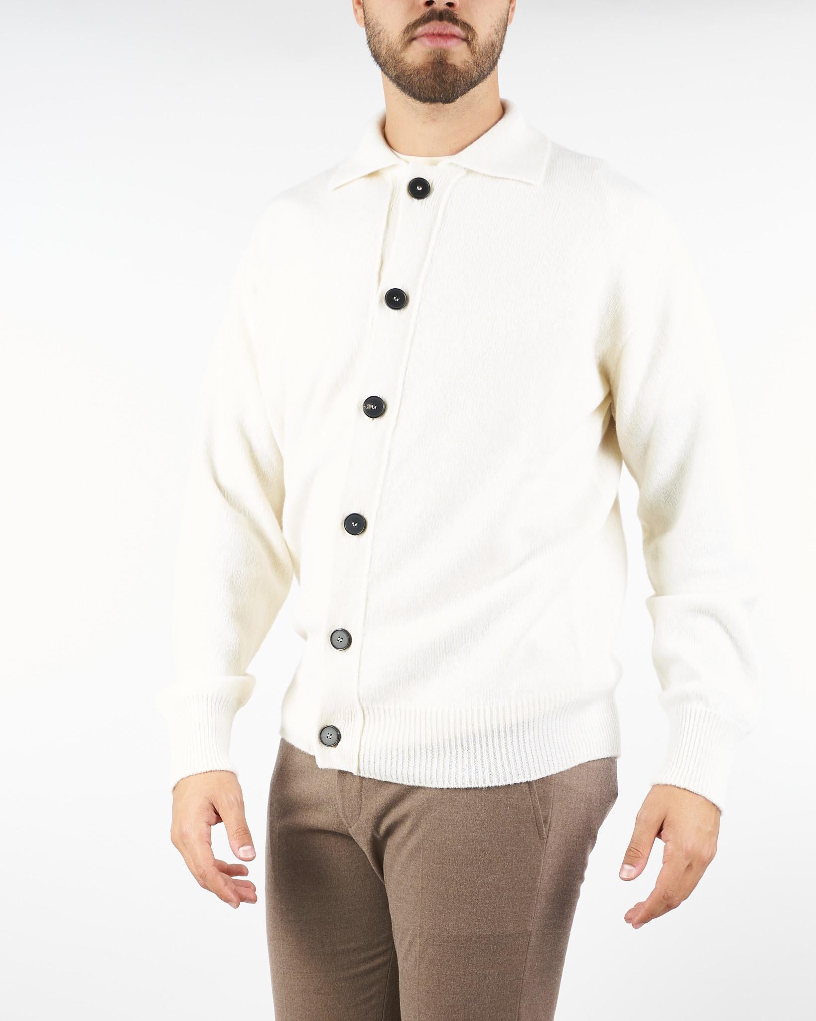 Cardigan Panna in pura lana e cashmere B9F0010 03M AMARANTO 