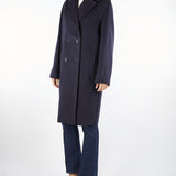 Cappotto Blu over in lana AGENDA 10 MAX MARA STUDIO 