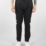 Pantalone Max Nero in cotone con elastico GC1PSS266895 D001 GOLDEN CRAFT 