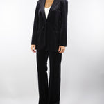 Blazer Nero in jersey velluto LUCIA 3 PENNY BLACK 