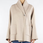 Cappotto corto Beige Oversize TF0012 114 VICOLO 