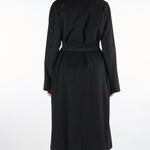 Cappotto Nero a vestaglia in cashmere EUCLIDE 10 MAX MARA STUDIO 