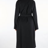 Cappotto Nero a vestaglia in cashmere EUCLIDE 10 MAX MARA STUDIO 