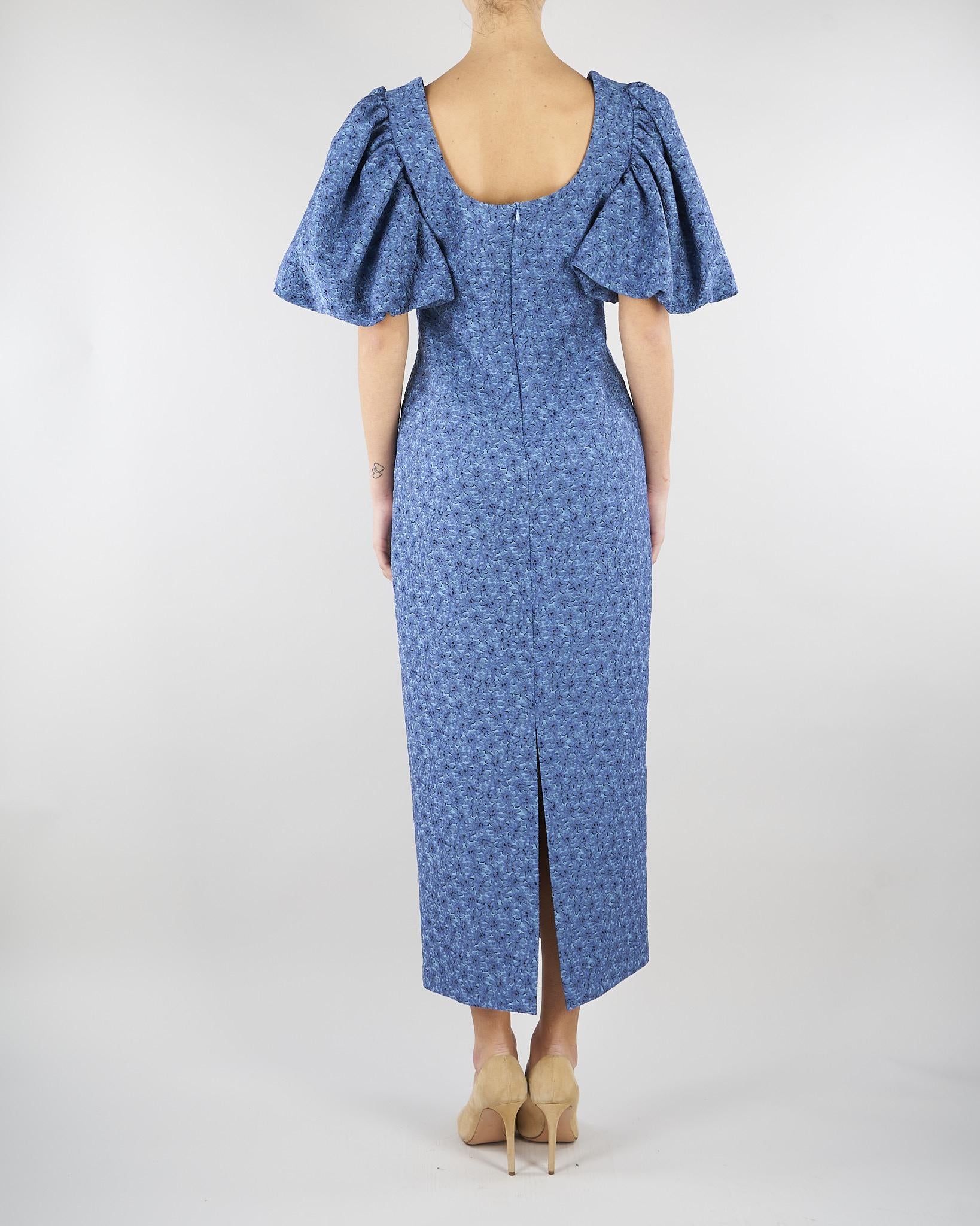 Abito Avio lungo in cloqué jacquard MSEQUIZ 2 MAX MARA STUDIO 