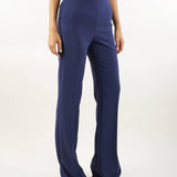 Tailleur in crêpe stretch con giacca sfiancata e pantalone dritto Elisabetta Franchi