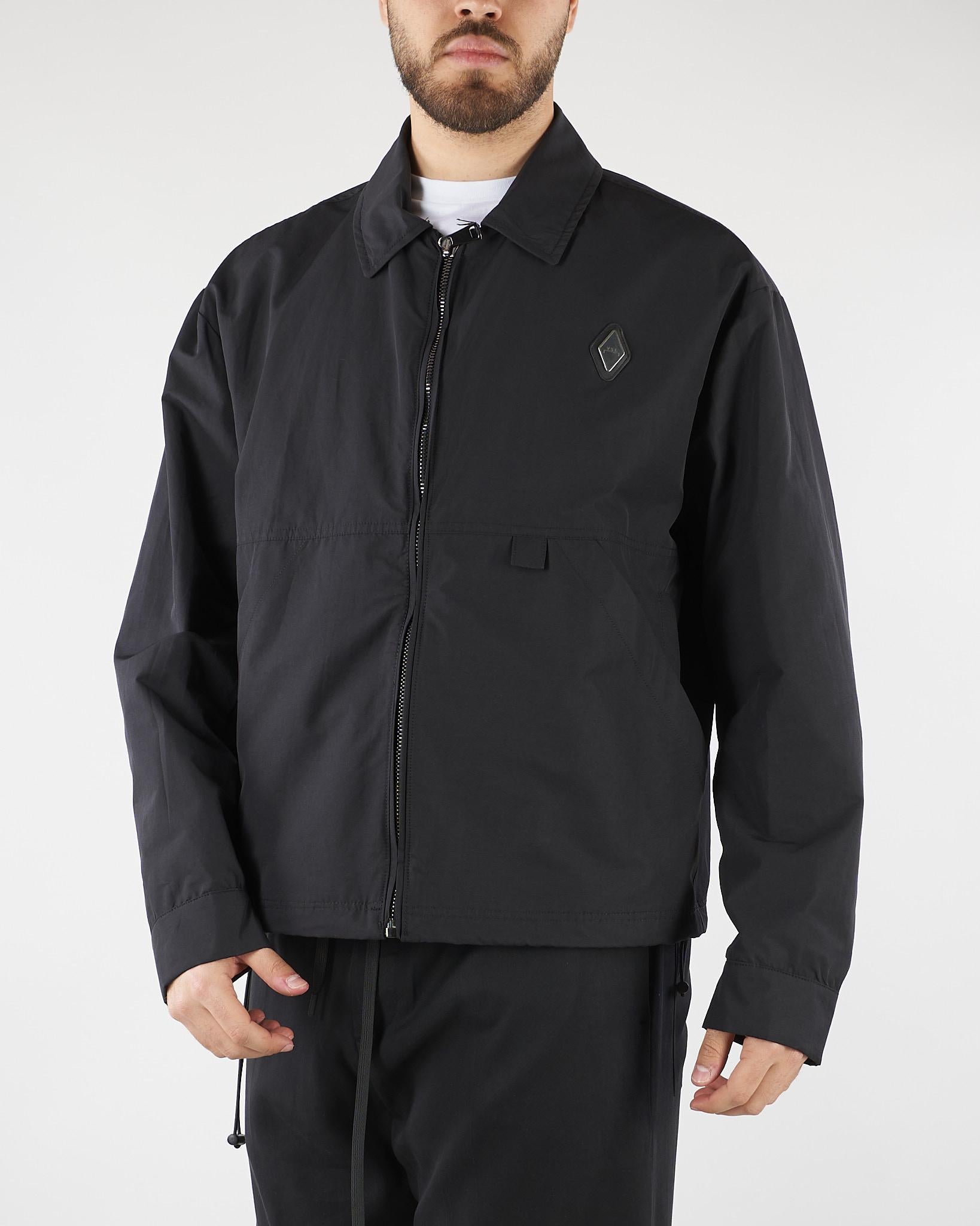 Giubbotto Nero in nylon XG5279 99 YES LONDON 